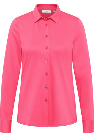 ETERNA FITTED Langarm Bluse - Candy Rose Pink - 5158-52-DF05