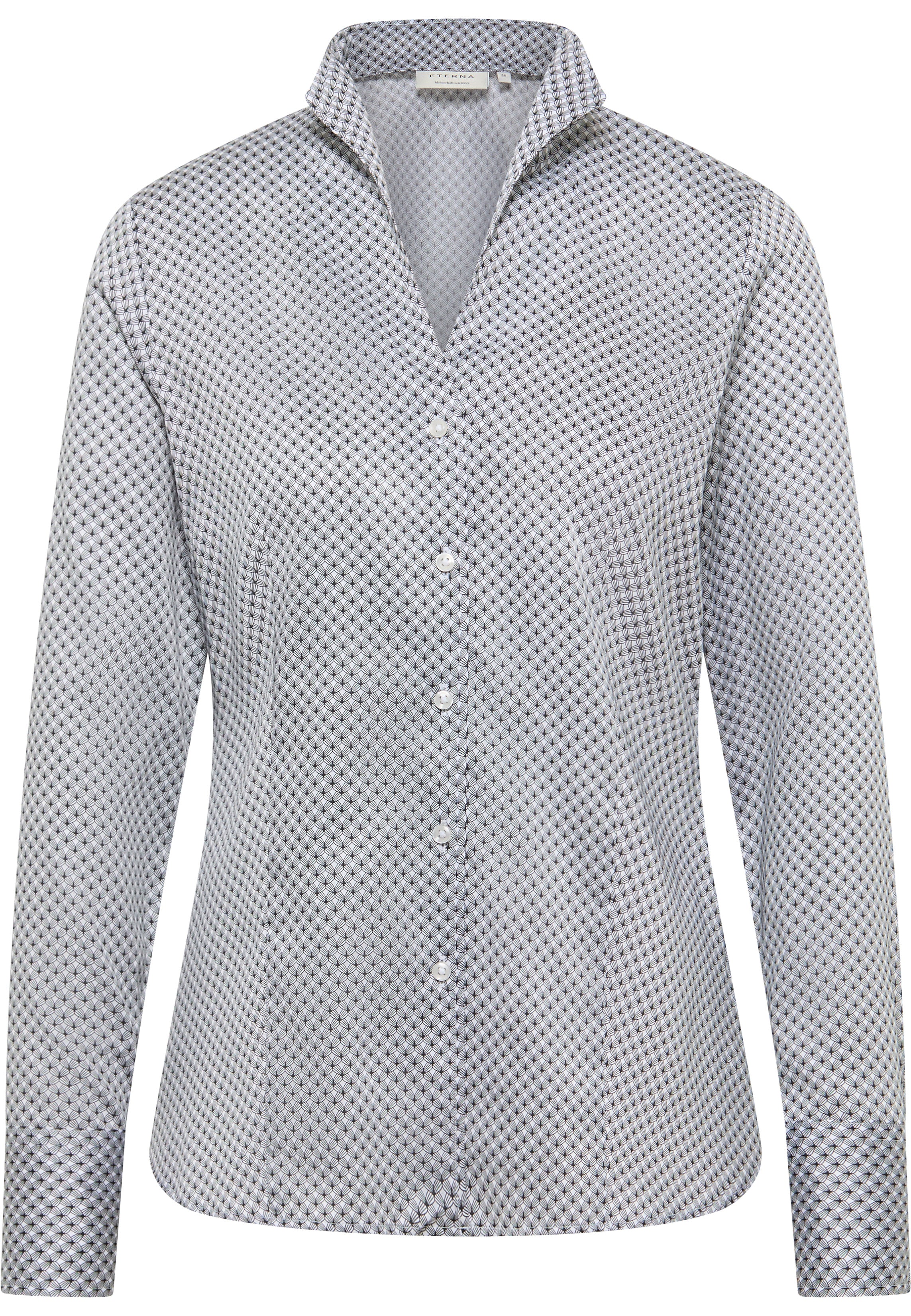 ETERNA REGULAR FIT Bluse - Midnight Loom White - 7757-01-D266