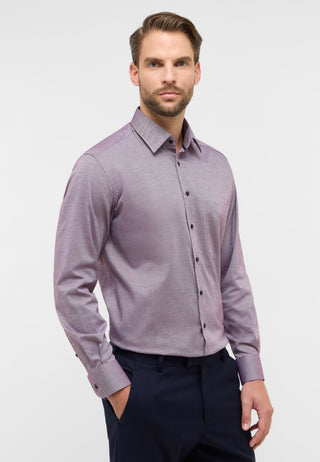 ETERNA COMFORT FIT Langarm Hemd - Violet Mist Red - 8464-59-E181