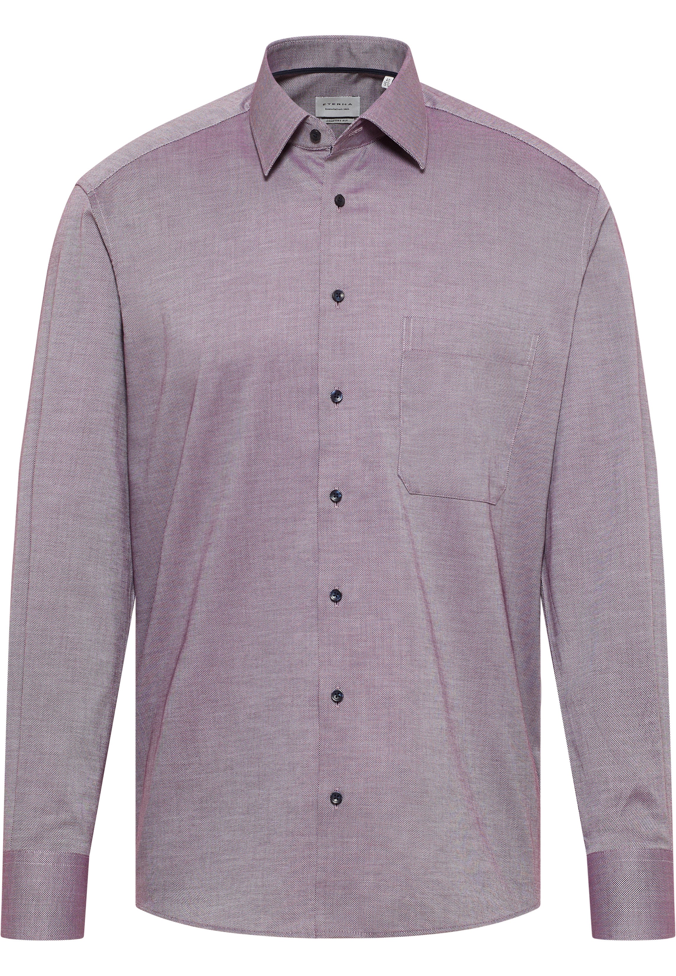 ETERNA COMFORT FIT Langarm Hemd - Violet Mist Red - 8464-59-E181