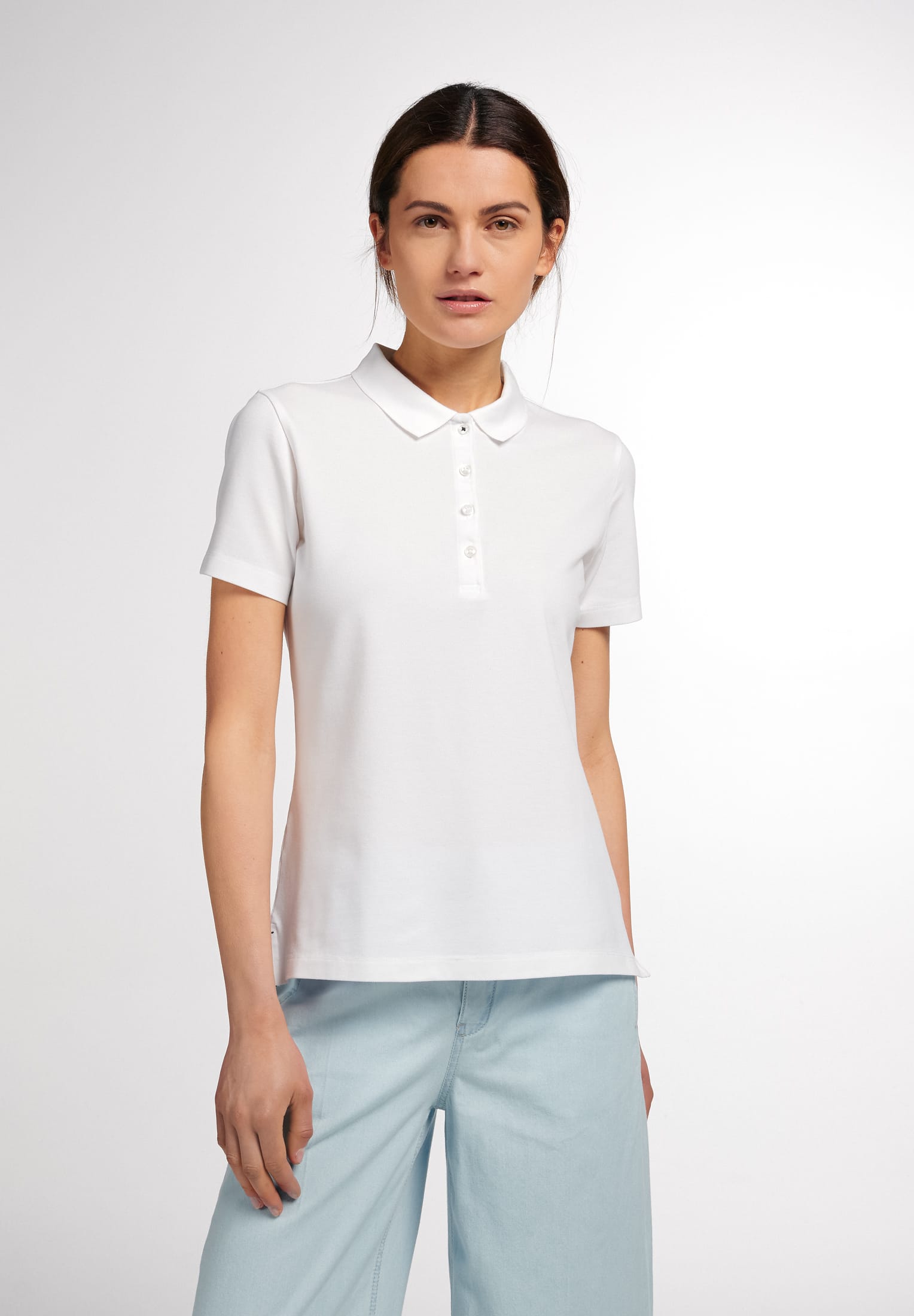 ETERNA CLASSIC FIT Poloshirt - Moonlight White - 5535-00-H530