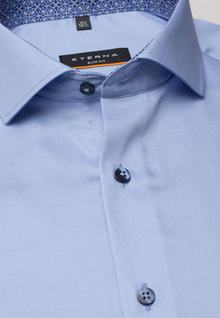 ETERNA Slim Fit Hemd - Glacier Blue - 3921-12-F142