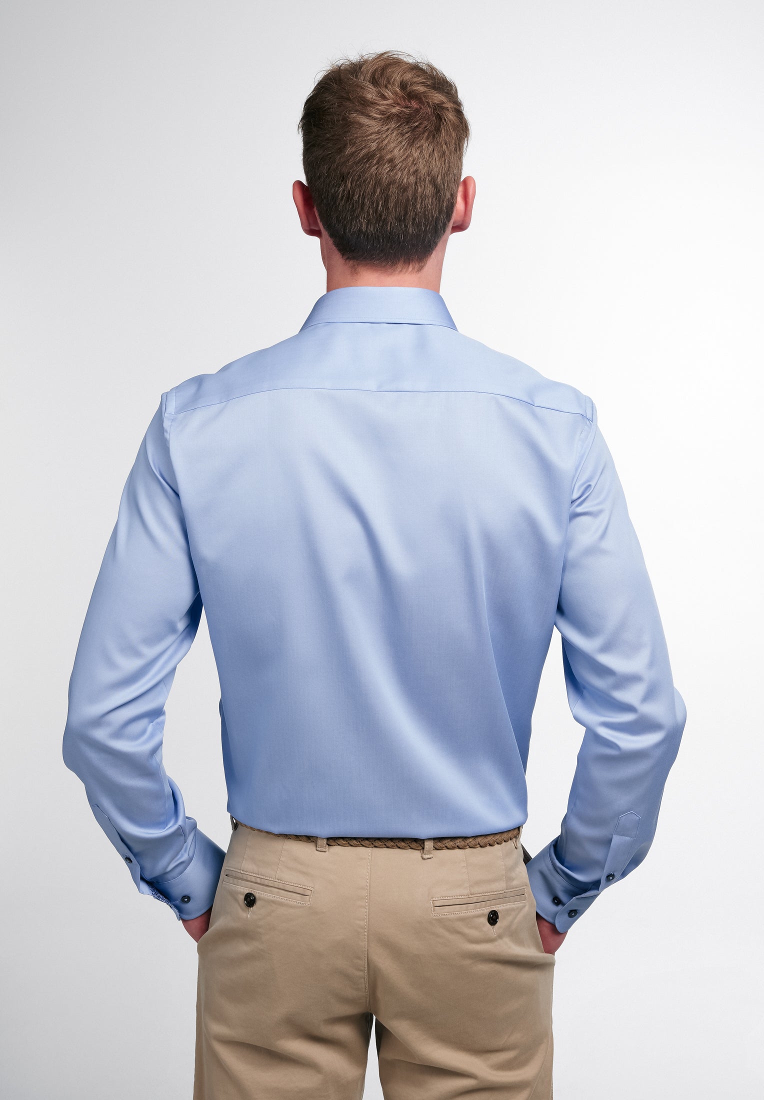 ETERNA Slim Fit Hemd - Glacier Blue - 3921-12-F142 von Eterna