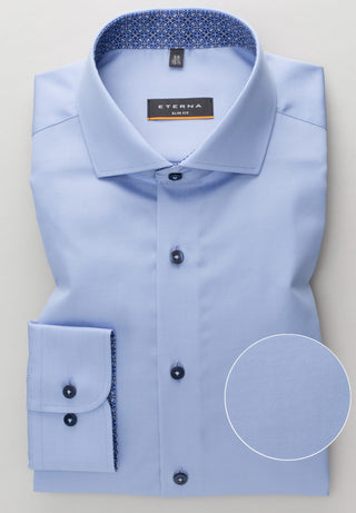 ETERNA Slim Fit Hemd - Glacier Blue - 3921-12-F142
