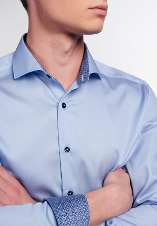 ETERNA Slim Fit Hemd - Glacier Blue - 3921-12-F142