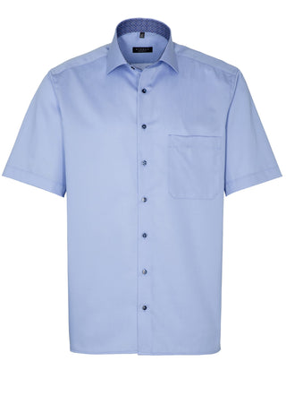 ETERNA COMFORT FIT Kurzarm Hemd - Sea Glass Blue - 3921-12-K15K