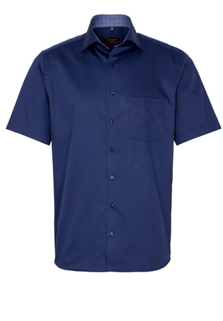 ETERNA MODERN FIT Kurzarm Hemd - Midnight Ink Blue - 3921-19-C15K