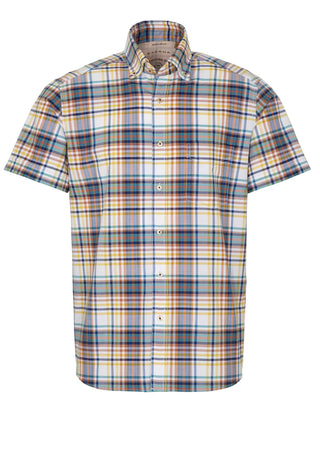 ETERNA Regular Fit Upcycling Shirt - Pastel Harbor Plaid - 2449-63-WS9B
