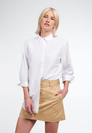 ETERNA CLASSIC FIT Bluse - Crisp Seaglass White - 5155-00-R923