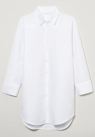 ETERNA CLASSIC FIT Bluse - Crisp Seaglass White - 5155-00-R923