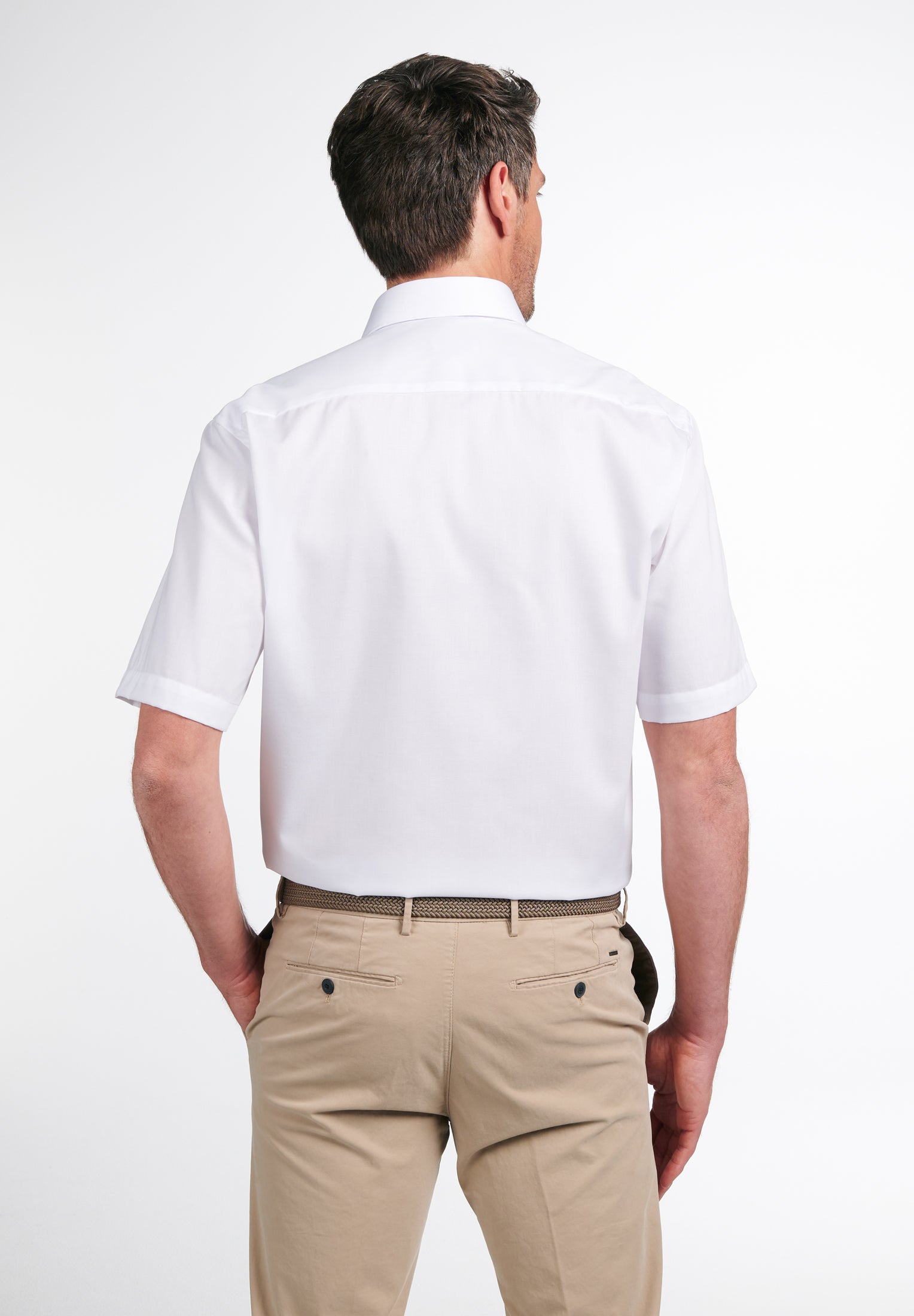 ETERNA COMFORT FIT Kurzarm Hemd - Crisp Alpine White - 8105-00-K15K von Eterna