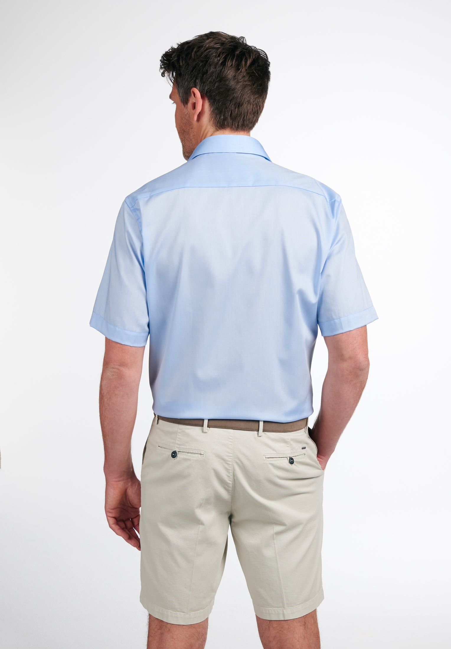 ETERNA COMFORT FIT Kurzarm Hemd - Sky Breeze Pinpoint - 8105-10-K15K von Eterna
