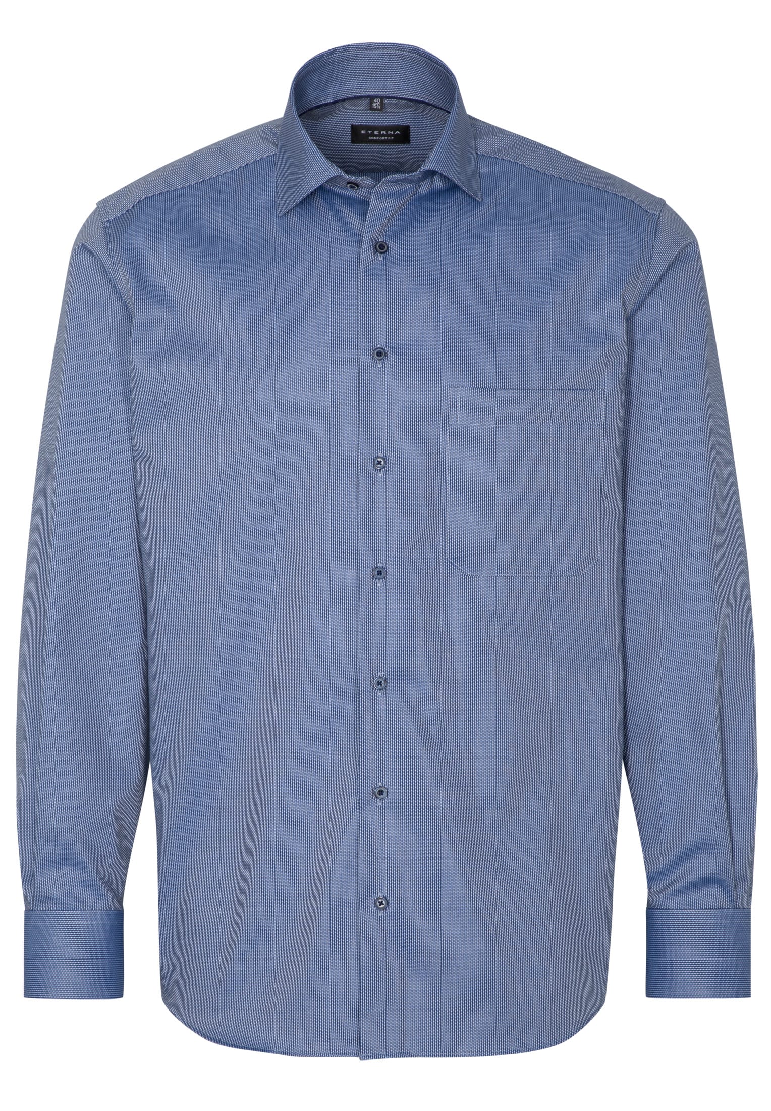 ETERNA COMFORT FIT Hemd - Blue Harbor Blue - 8117-15-E19K