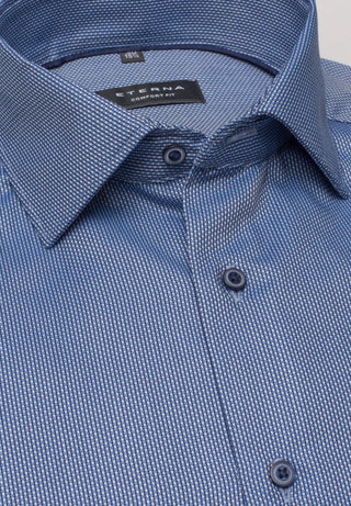 ETERNA COMFORT FIT Hemd - Blue Harbor Blue - 8117-15-E19K
