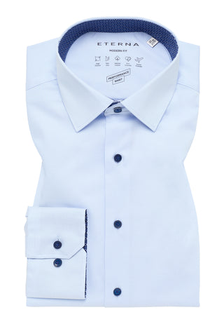 ETERNA MODERN FIT Performance Shirt - Light Skydrift - 4060-10-X14P
