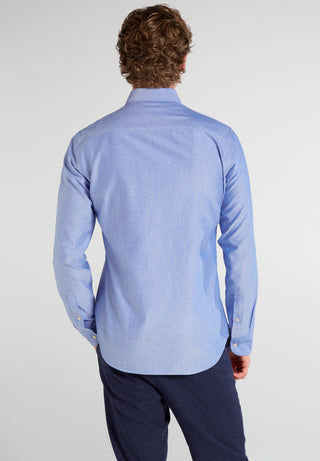 ETERNA Slim Fit UPCYCLING SHIRT - Celestial Oxford Blue - 2411-15-MS74