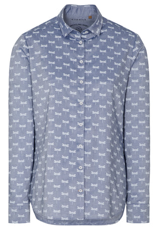 ETERNA UPCYCLING CLASSIC FIT Bluse - Dewberry Sky Blue - 7506-17-D935