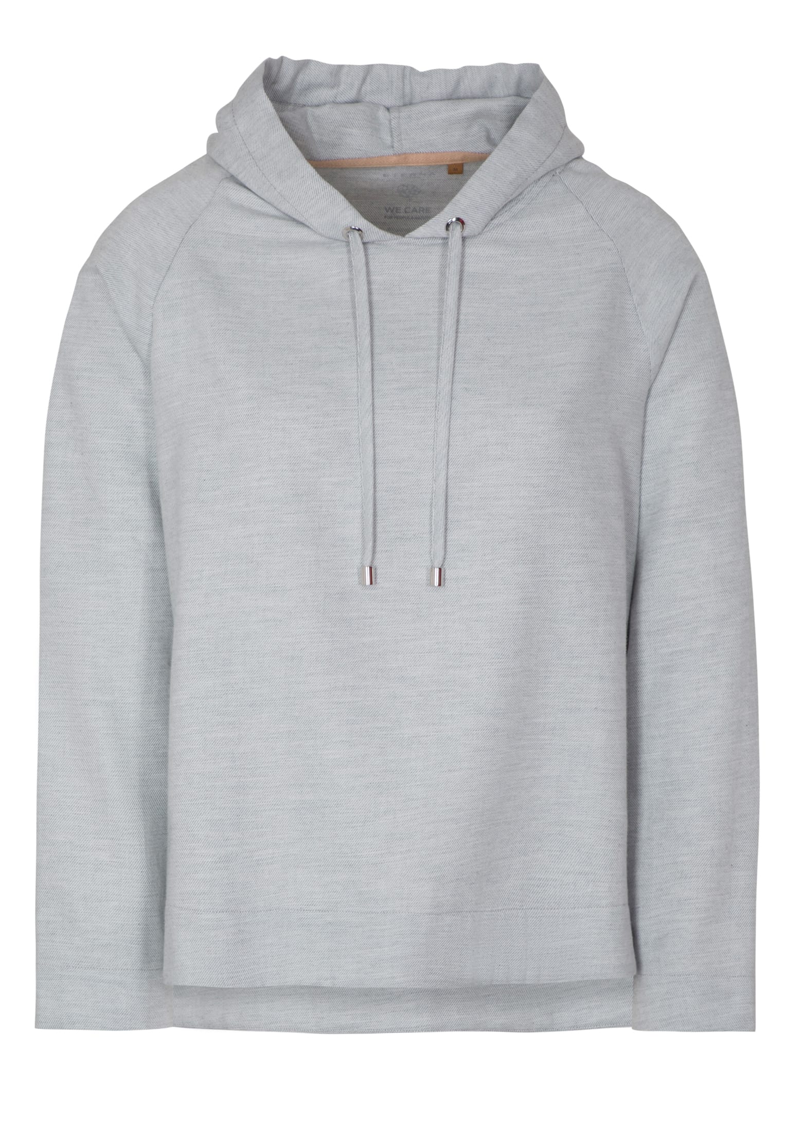 ETERNA CLASSIC FIT Hoodie Bluse - Silver Mist Grey - 5153-32-D977