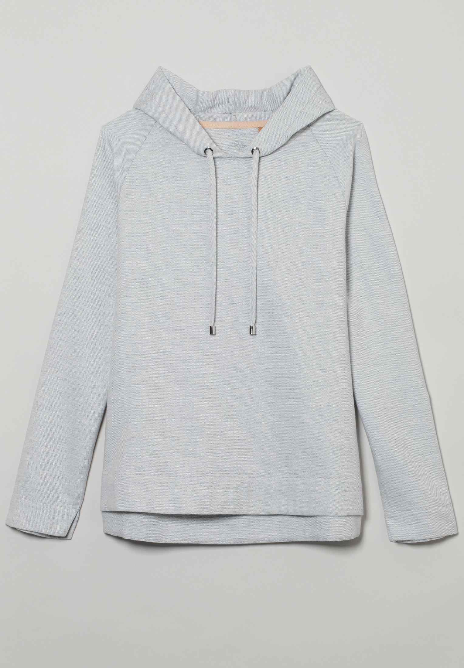 ETERNA CLASSIC FIT Hoodie Bluse - Silver Mist Grey - 5153-32-D977 von Eterna