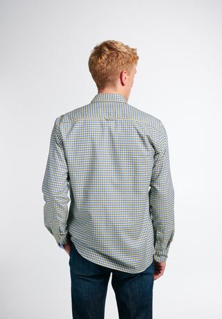 ETERNA SLIM FIT Langarm Hemd - Sunlit Gingham - 2478-74-MS5B
