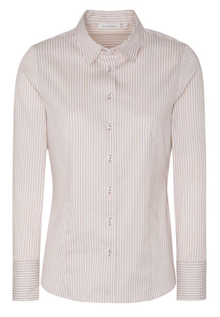 ETERNA REGULAR FIT Bluse - Honey Stripe Sand - 6281-20-D708