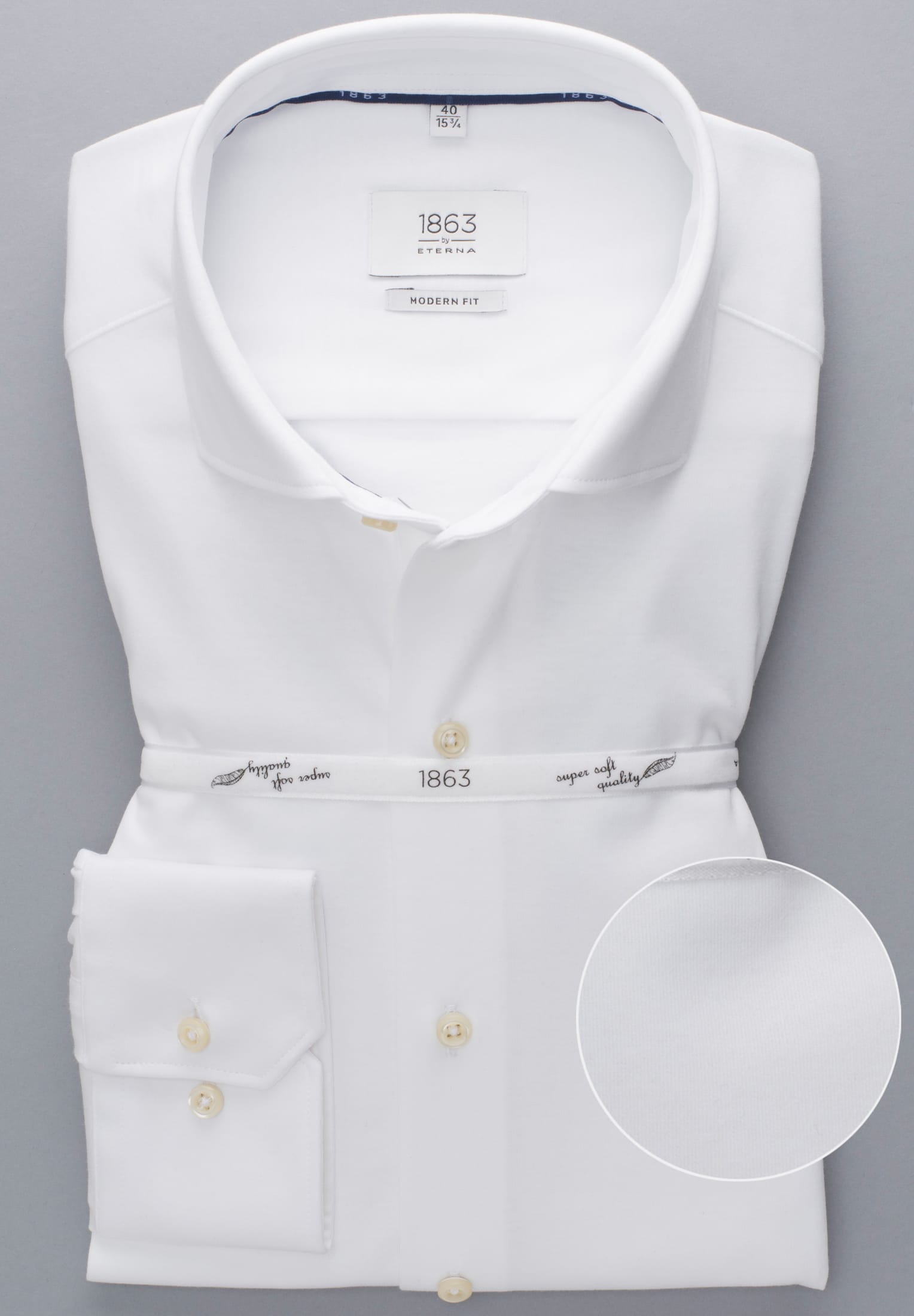 ETERNA 1863 Langarm Hemd - Ivory Dawn - 2159-00-JS82 von Eterna