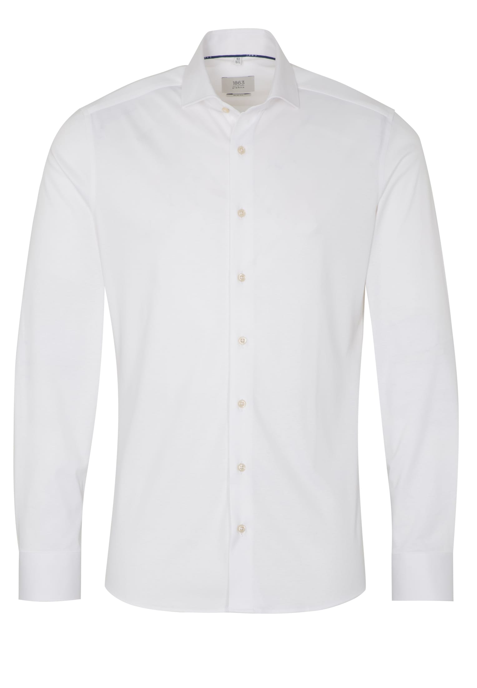 ETERNA 1863 Slim Fit Langarm Hemd - Crisp Ivory Cloud - 2159-00-YS82