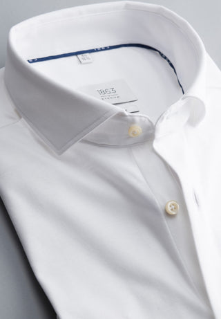 ETERNA 1863 Slim Fit Langarm Hemd - Crisp Ivory Cloud - 2159-00-YS82