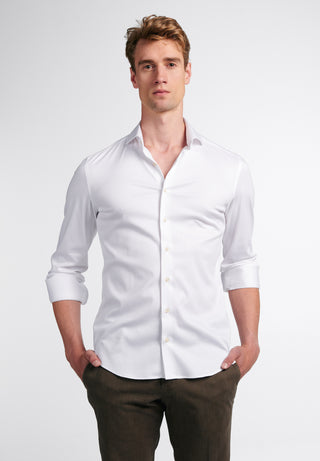 ETERNA 1863 Slim Fit Langarm Hemd - Crisp Ivory Cloud - 2159-00-YS82