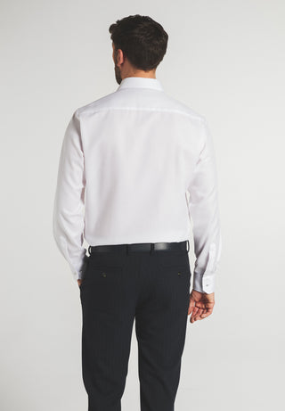 ETERNA COMFORT FIT Langarm Hemd - Crisp Porcelain White - 3270-00-E15K
