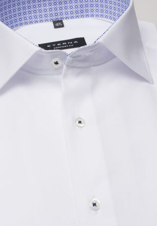 ETERNA COMFORT FIT Langarm Hemd - Crisp Porcelain White - 3270-00-E15K