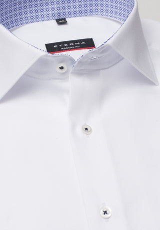 ETERNA MODERN FIT Langarm Hemd - Frosted Harbor Blue - 3270-00-X15K
