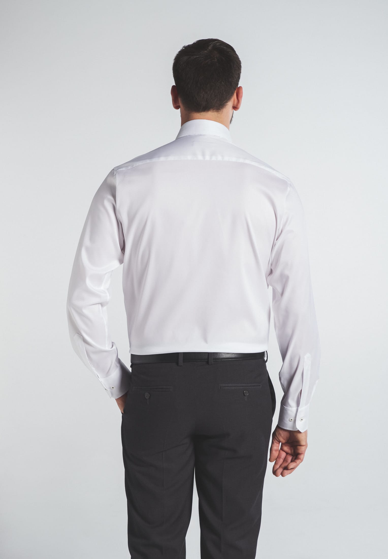 ETERNA MODERN FIT Performance Shirt - Crisp White Twill - 3377-00-X18K von Eterna