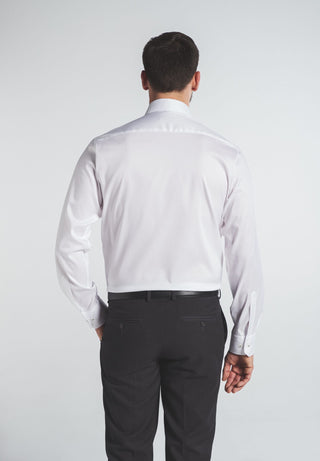 ETERNA MODERN FIT Performance Shirt - Crisp White Twill - 3377-00-X18K