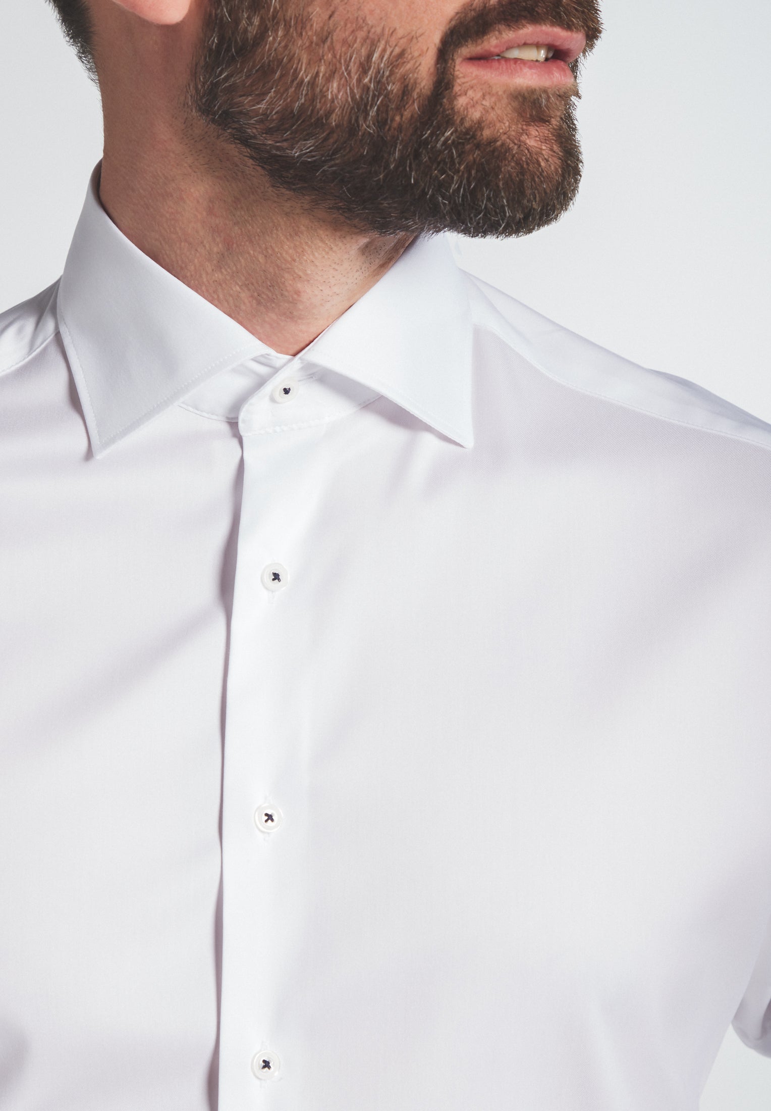 ETERNA MODERN FIT Performance Shirt - Crisp White Twill - 3377-00-X18K von Eterna