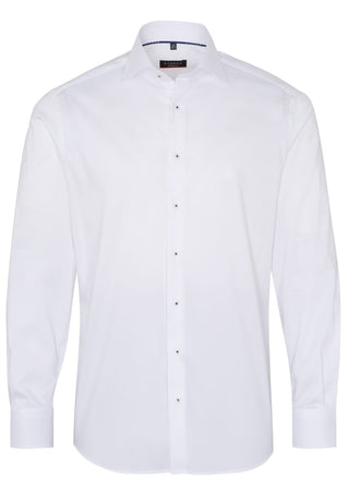 ETERNA MODERN FIT Performance Shirt - Crisp White Twill - 3377-00-X18K