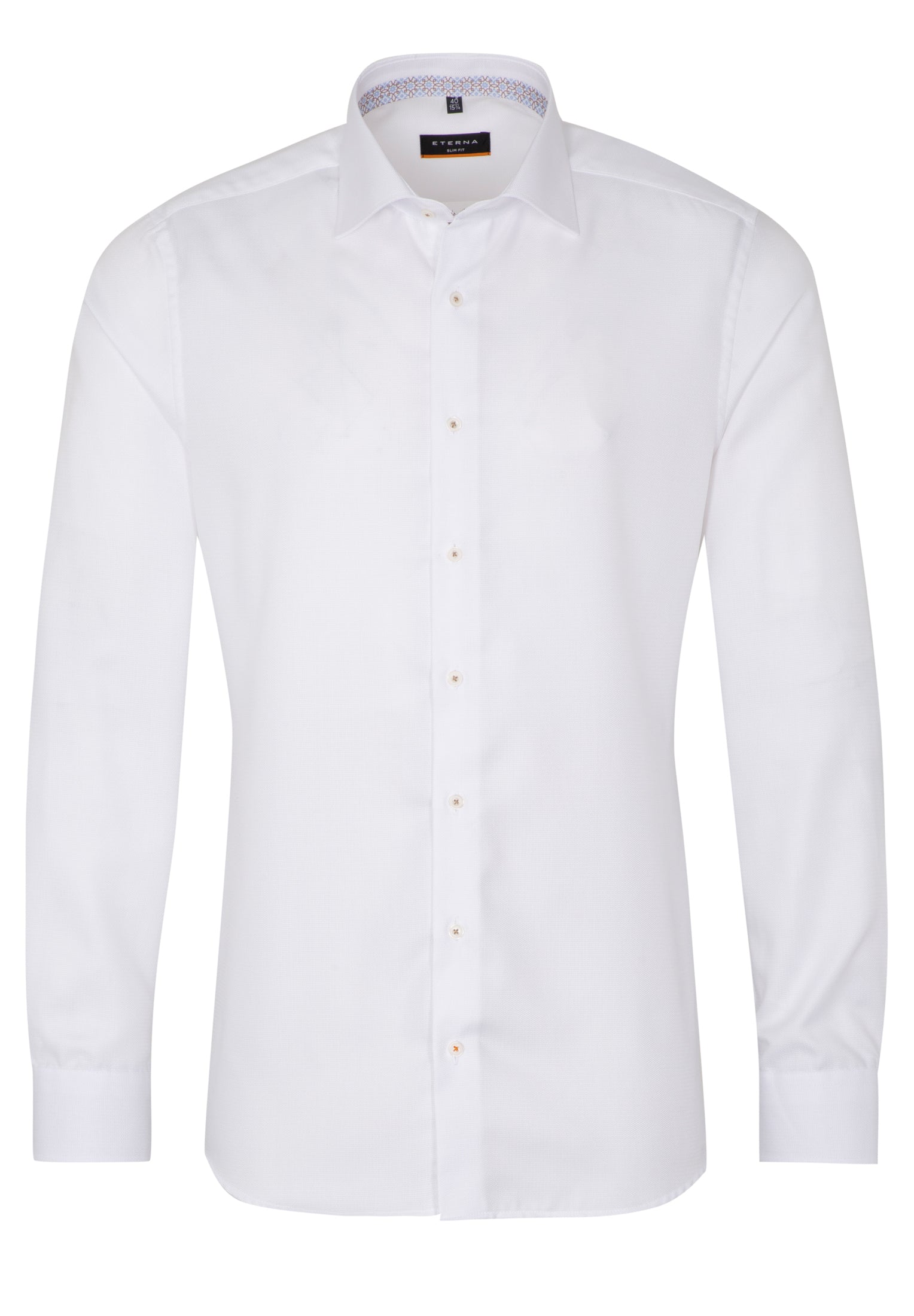 ETERNA Slim Fit Hemd - Pearl Crisp White - 3475-00-F94K