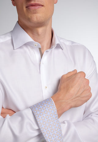 ETERNA Slim Fit Hemd - Pearl Crisp White - 3475-00-F94K