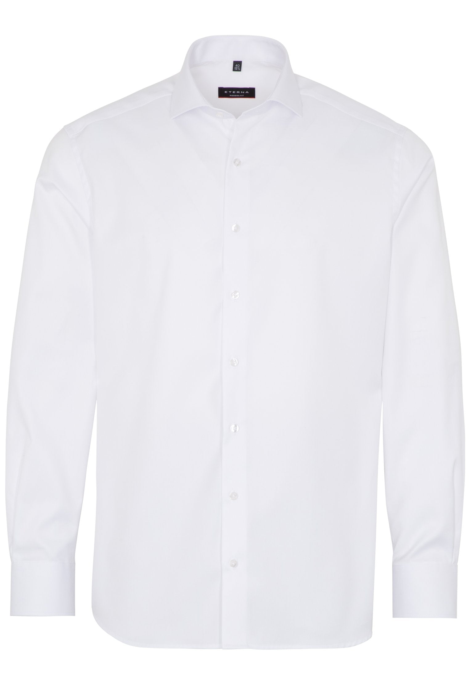 ETERNA MODERN FIT Langarm Hemd - Cloud White Twill - 3929-00-X17V