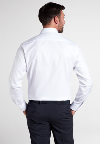 ETERNA MODERN FIT Langarm Hemd - Cloud White Twill - 3929-00-X17V