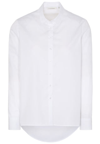 ETERNA CLASSIC FIT Langarm Bluse - Pure Mist White - 5145-00-D904