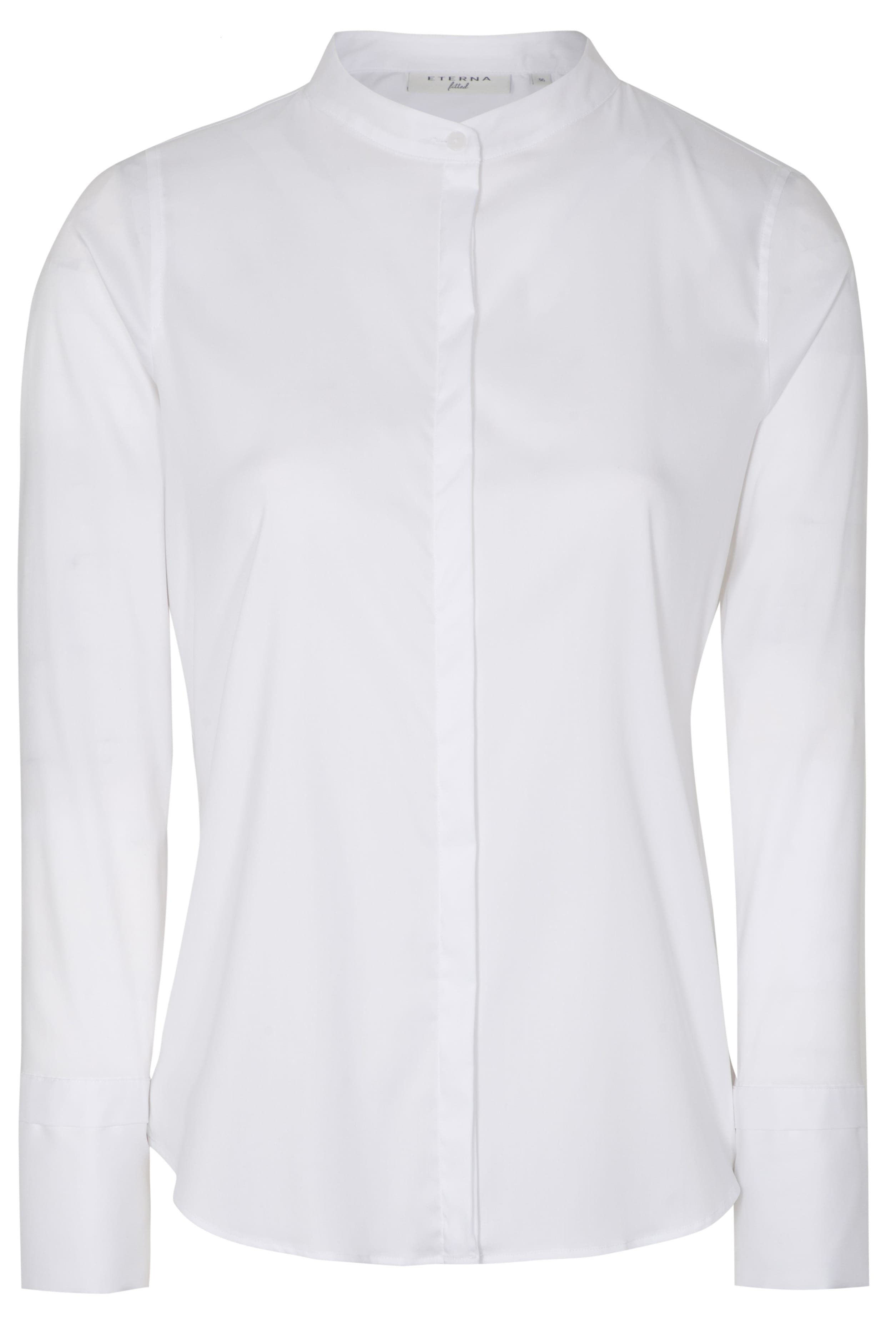 ETERNA FITTED PERFORMANCE SHIRT Langarm Bluse - Crystal Dawn White - 5377-00-DF01