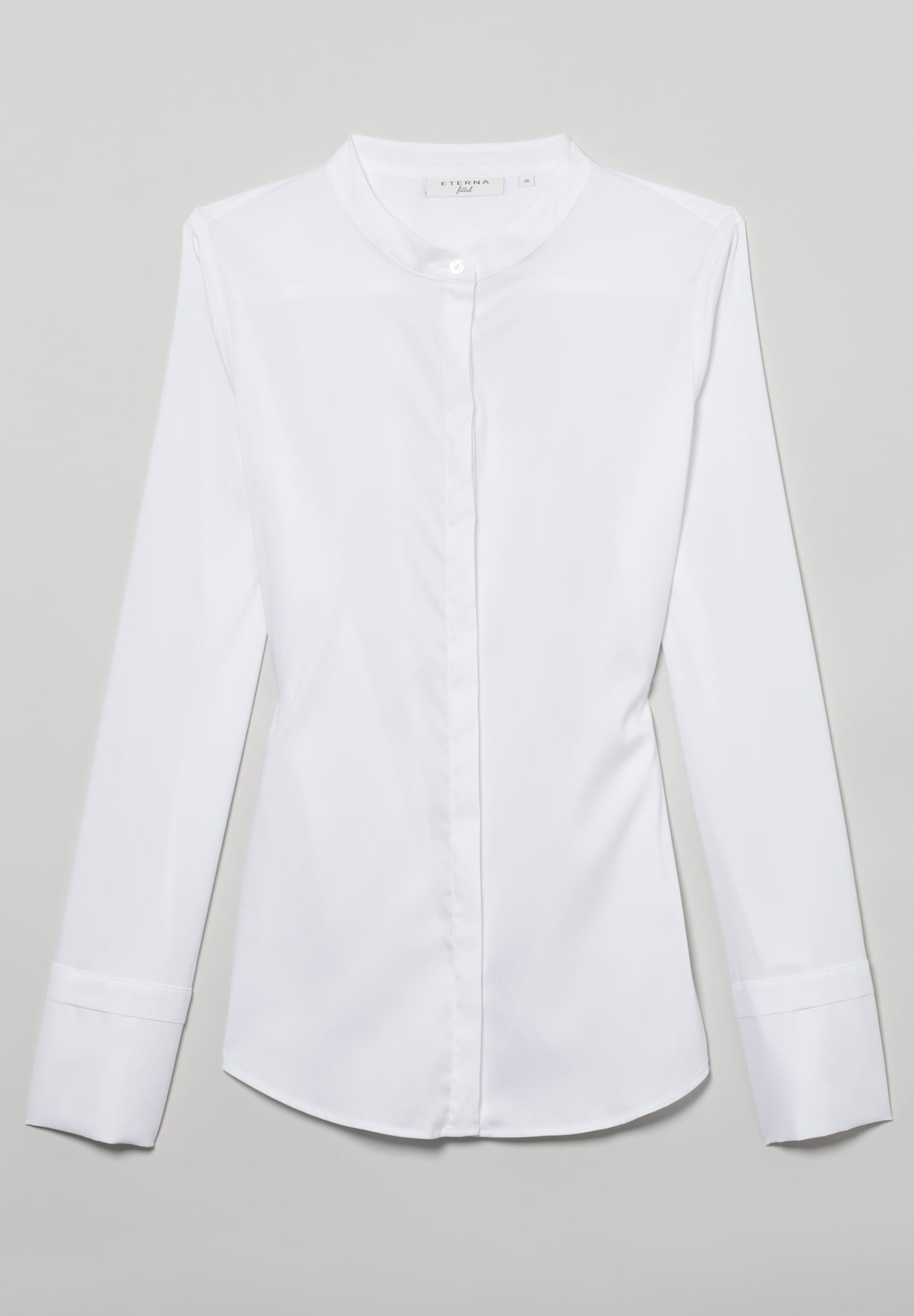 ETERNA FITTED PERFORMANCE SHIRT Langarm Bluse - Crystal Dawn White - 5377-00-DF01 von Eterna