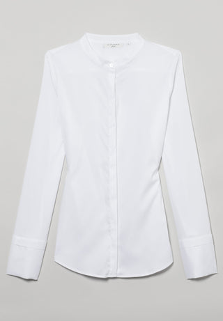 ETERNA FITTED PERFORMANCE SHIRT Langarm Bluse - Crystal Dawn White - 5377-00-DF01