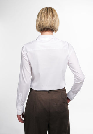 ETERNA FITTED PERFORMANCE SHIRT Langarm Bluse - Frosted Porcelain White - 5377-00-DF03