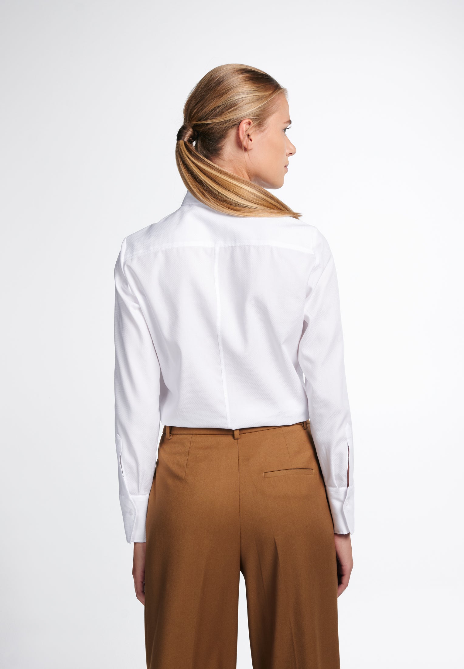 ETERNA Classic Fit Bluse - Pearl Mist White - 7001-00-D708 von Eterna