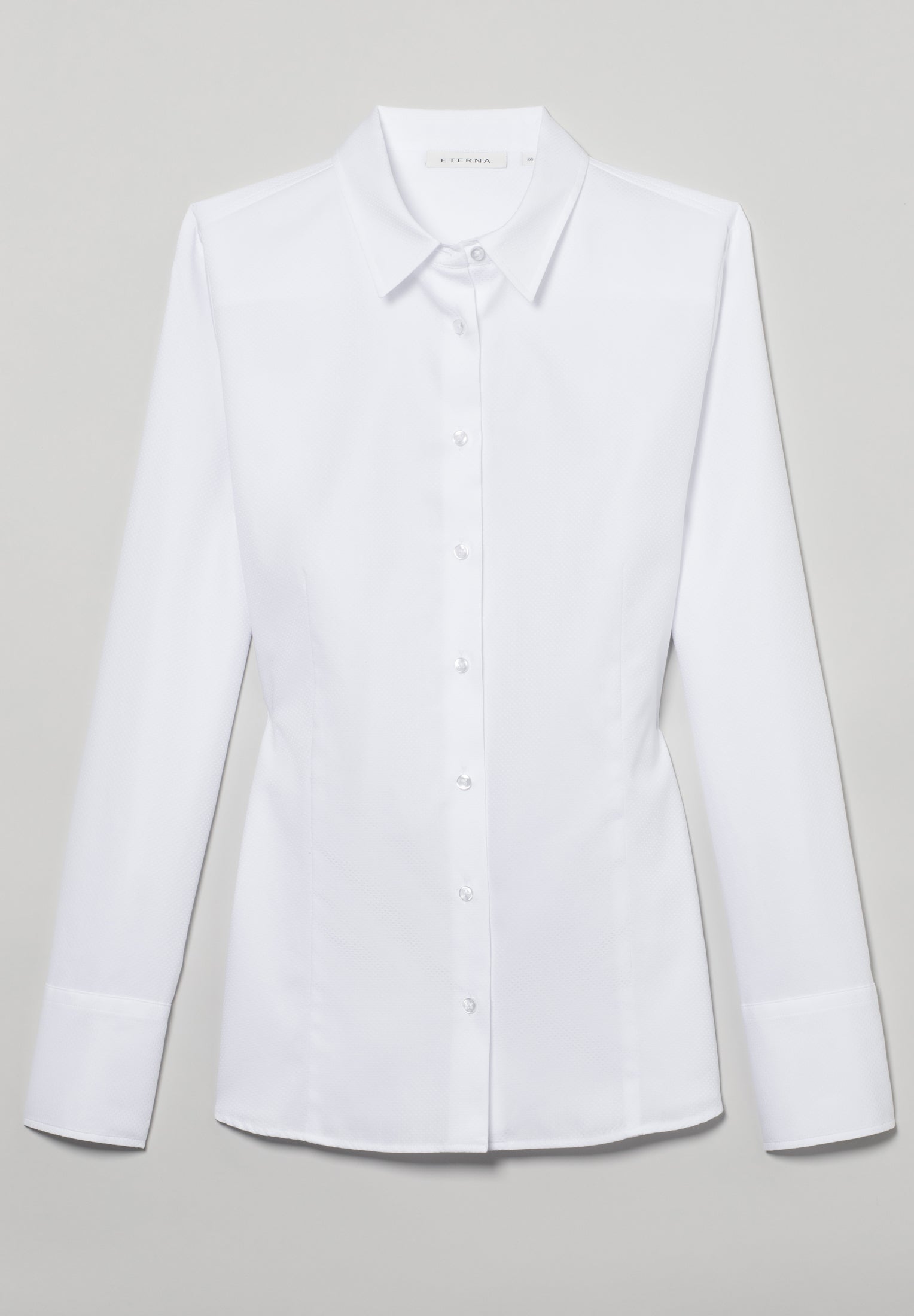 ETERNA Classic Fit Bluse - Pearl Mist White - 7001-00-D708 von Eterna