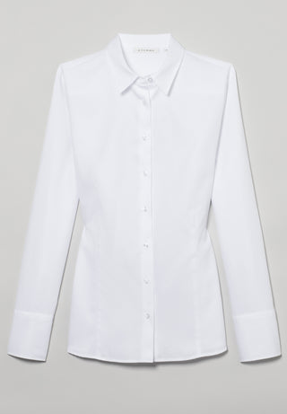 ETERNA Classic Fit Bluse - Pearl Mist White - 7001-00-D708