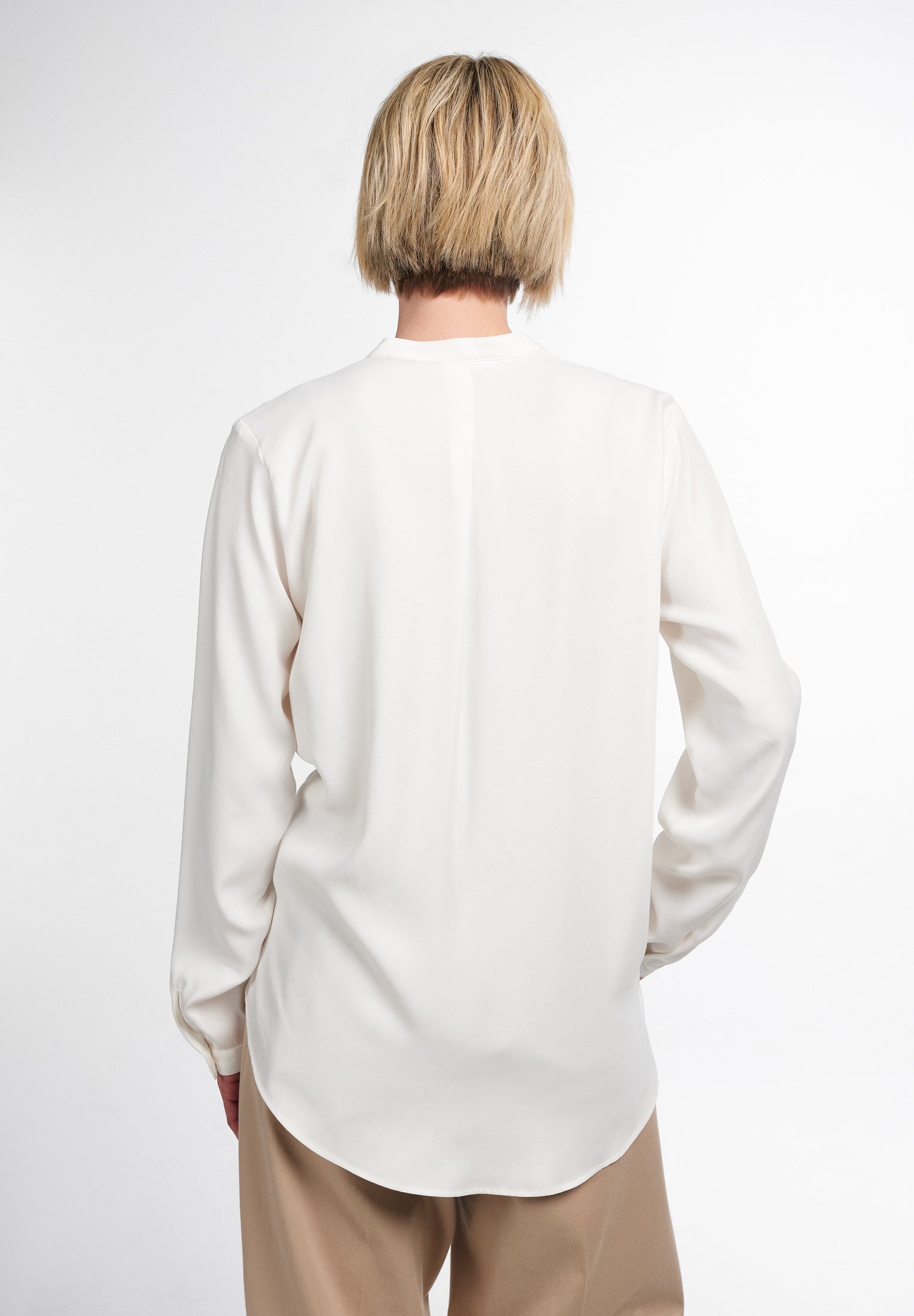 ETERNA CLASSIC FIT Bluse Tunika - Pearl Whisper White - 5270-01-D931 von Eterna