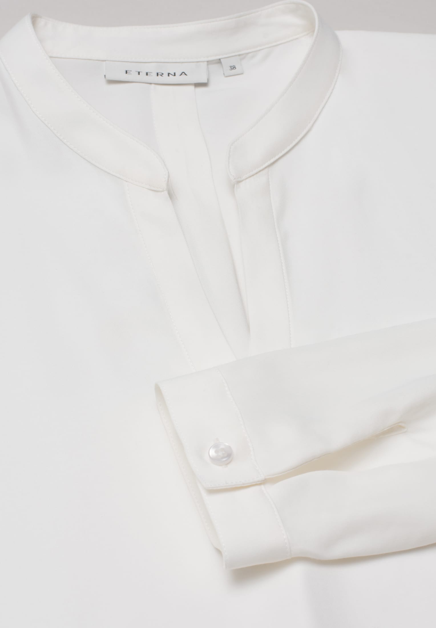 ETERNA CLASSIC FIT Bluse Tunika - Pearl Whisper White - 5270-01-D931 von Eterna